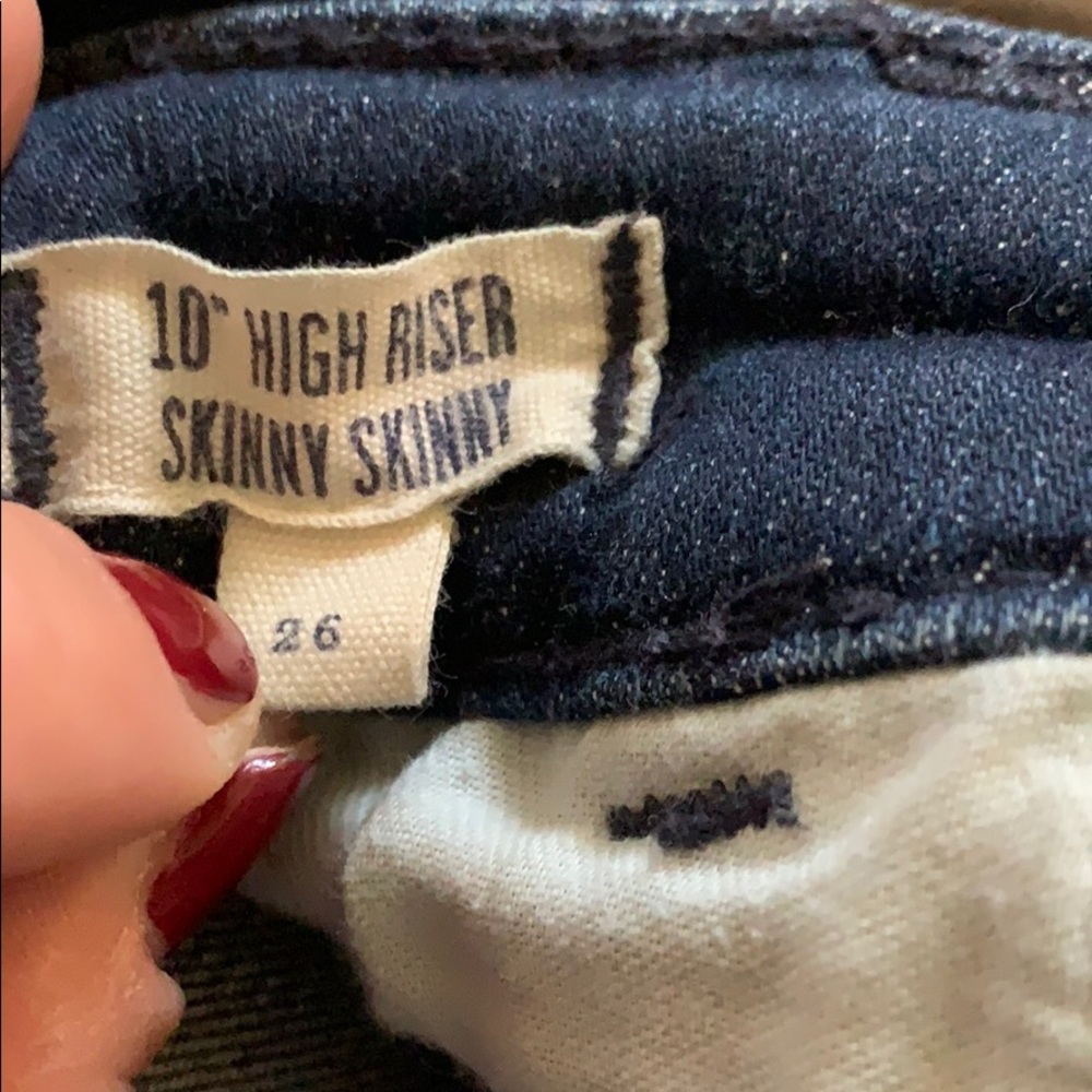 Madewell 10” High Rise Skinny Skinny View 4